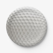 Golf Ball Sport Papieren Bordje (Voorkant)