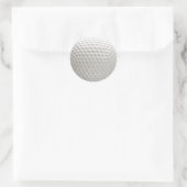Golf Ball Sport Ronde Sticker (Tas)