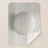 Golf Ball Sport Sherpa Deken (Voorkant)