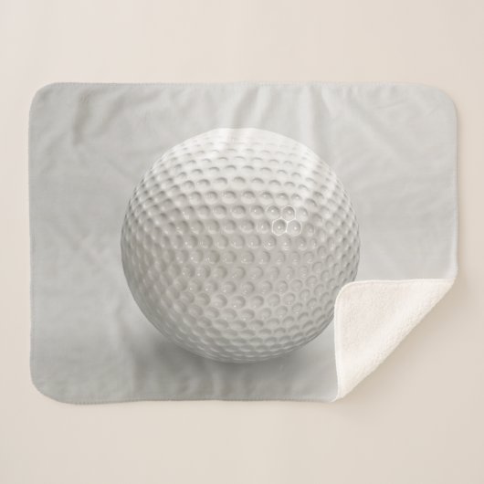 Golf Ball Sport Sherpa Deken (Voorkant (horizontaal))