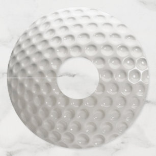 Golf Ball Sport Wijnglaslabel