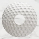 Golf Ball Sport Wijnglaslabel (Achterkant)