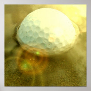 Golf Ball Stack in Mud Print