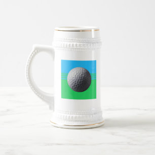 Golf Ball stein Bierpul