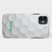 Golf Ball-telefoondraagtas Case-Mate iPhone Case (Achterkant (horizontaal))