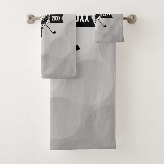 Golf Ball Texture & Club Premier Monogramme (En situation)