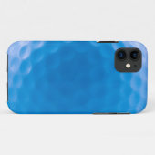 Golf Ball Texture Dimples Arctic Blue Case-Mate iPhone Case (Achterkant (horizontaal))