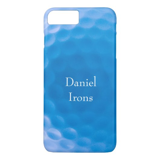 Golf Ball Texture Dimples_Arctic Blue_personalized Case-Mate iPhone Case (Achterkant)