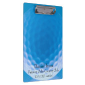 Golf Ball Texture Dimples Arctic Blue_personalized Klembord (Rechts)