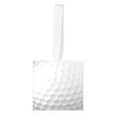Golf Ball Texture Kubus Ornament (Voorkant)