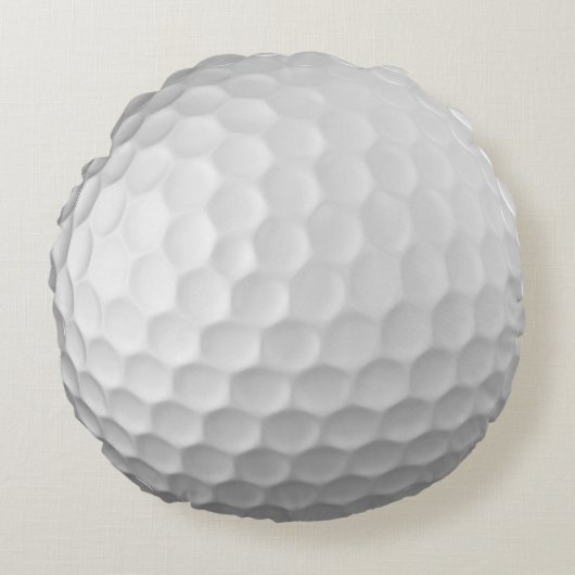 Golf Ball Texture Rond Kussen (Voorkant)