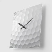 Golf Ball Texture Vierkante Klok (Hoek)