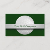 Golf Ball Thgerespecteerd Visitekaartje (Voorkant)
