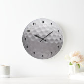 Golf Ball Wall klok met cijfers (Huis)