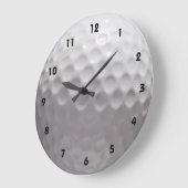 Golf Ball Wall klok met cijfers (Hoek)