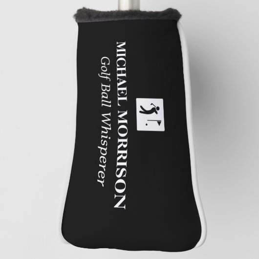 Golf Ball Whisperer Persoonlijke naam Golf Head Co Golfheadcover (Draai 90)