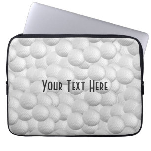 Golf Balls aangepaste laptophoezen Laptop Sleeve