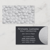 Golf Balls aangepaste visitekaartjes (Voorkant / Achterkant)