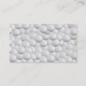 Golf Balls aangepaste visitekaartjes (Voorkant)