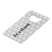 Golf Balls Abstract Design Bottle Opener (Devant Angle)