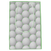 Golf Balls Abstract Design Gift Bag Medium Cadeauzakje (Voorkant)