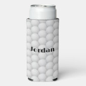 Golf Balls Abstract Design Seltzer Koelbox (Seltzer Achterkant)