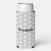 Golf Balls Abstract Design Seltzer Koelbox (Seltzer Voorkant)