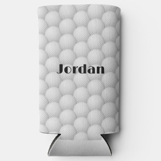 Golf Balls Abstract Design Seltzer Koelbox (Voorkant)