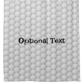 Golf Balls Abstract Showgordijn Douchegordijn (Voorkant)