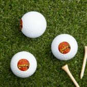 Golf Balls Bang - Comic Style Power Play Golfballen (Insitu Gras)