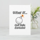 Golf Balls geëxplodeerd (Staand voorkant)