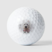 Golf Balls Monogrammed West Highland Terrier Hond Golfballen (Voorkant)