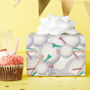 Golf Balls Multiplied All Occasion Gift Wrap Cadeaupapier