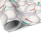 Golf Balls Multiplied All Occasion Gift Wrap Cadeaupapier (Rol Hoek)