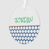 Golf Balls NOM Golfing moderne Enfants Amusants co (devant)