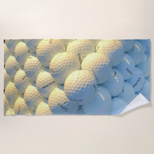 Golf Balls Strandlaken (Voorkant)