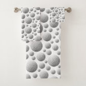 Golf Balls White Bad Handdoek (Insitu)