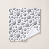 Golf Balls White Bad Handdoek (Wasdoekje)