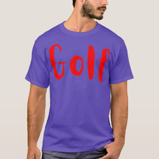 Golf Baseball Pet Golf Golfer 1 T-shirt