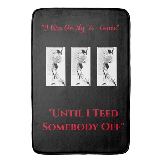 Golf Bath Mat (Voorkant Verticaal)