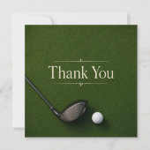 Golf bedankkaart (Voorkant)
