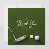 Golf bedankkaart (Voorkant)