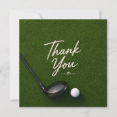Golf bedankkaart (Voorkant)