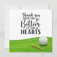 Golf bedankt je zo hartelijk voor de goudbal op gr