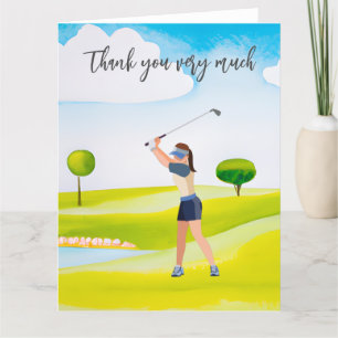 Golf Bedankt voor je golfer