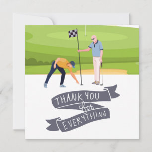 Golf Bedankt voor je golfer