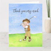 Golf Bedankt voor je golfer (Voorkant)