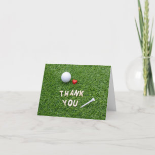 Golf Bedankt voor je pasje liefde voor groene gras