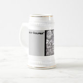 Golf Beer Stein Bierpul (Voorkant links)
