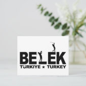 GOLF BELEK briefkaart - aanpasbaar (Staand voorkant)